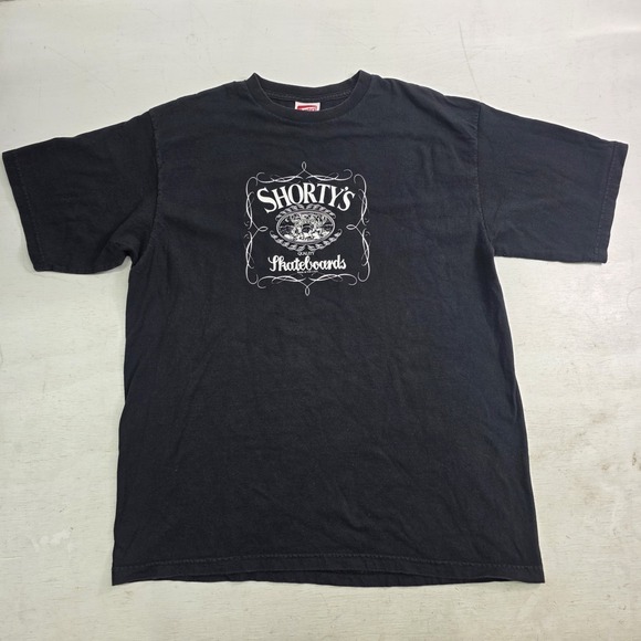Vintage 90s Y2K Shorty's Skateboards Muska Jack Daniels Graphic T-Shirt Men's XL